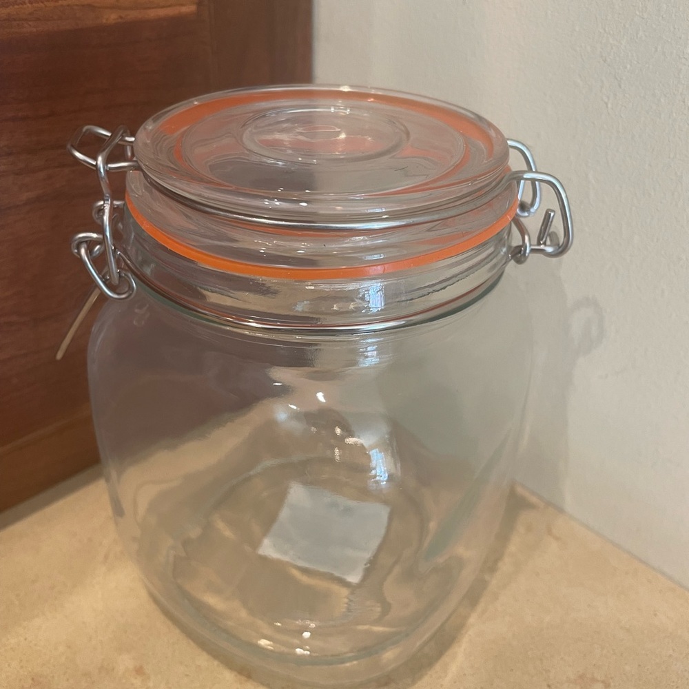 Hobby Lobby Glass Storage Container NWT - Picture 2 of 3
